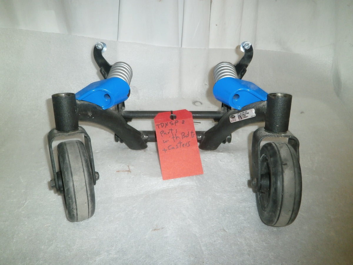 Invacare TDX SP2 Wheelchair Parts & Casters w/ Bolts Good Condition