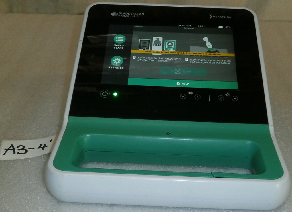 Verathon BladderScan Prime PlusScanner 0570-0346 w/battery