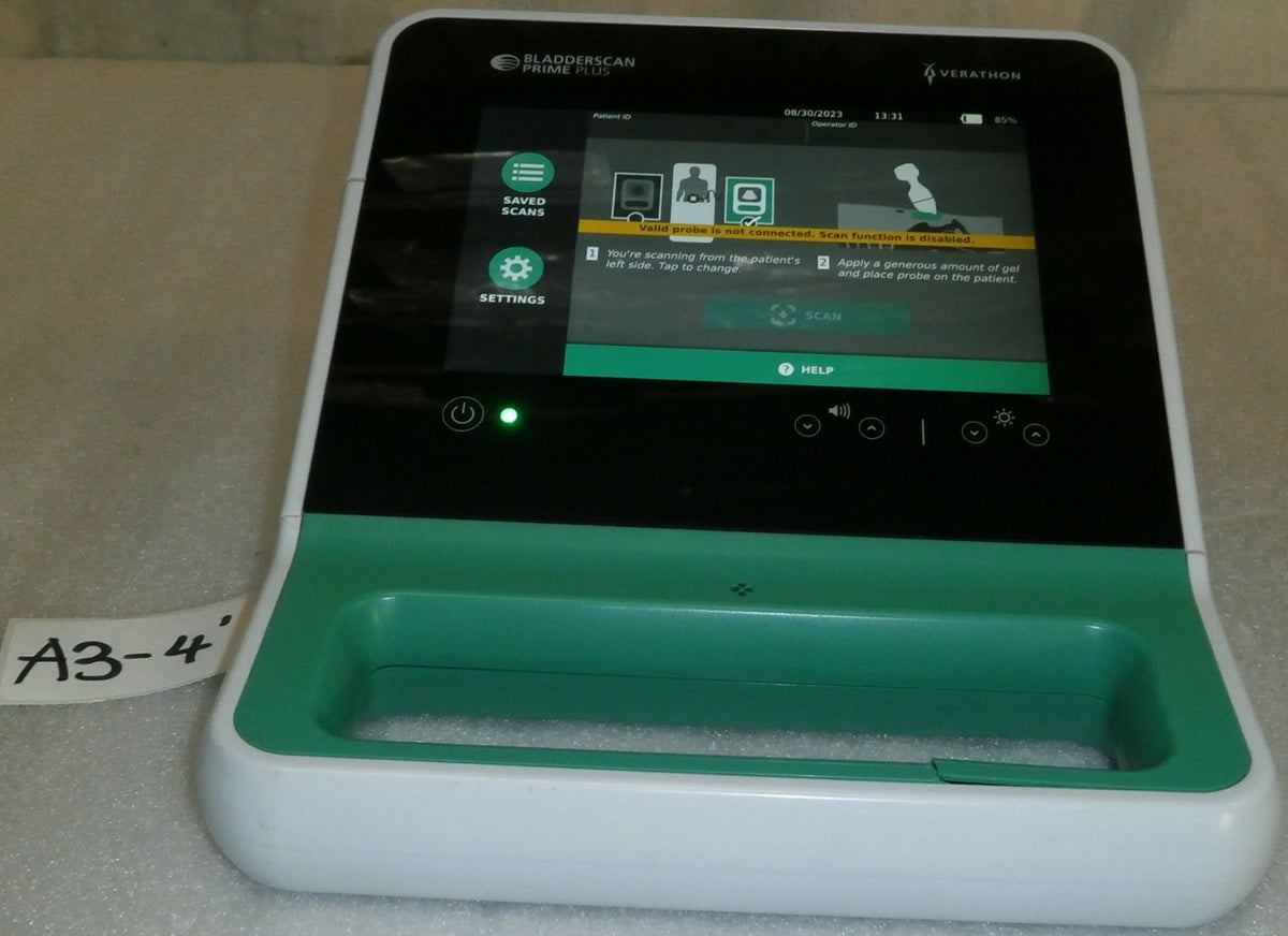 Verathon BladderScan Prime PlusScanner 0570-0346 w/battery