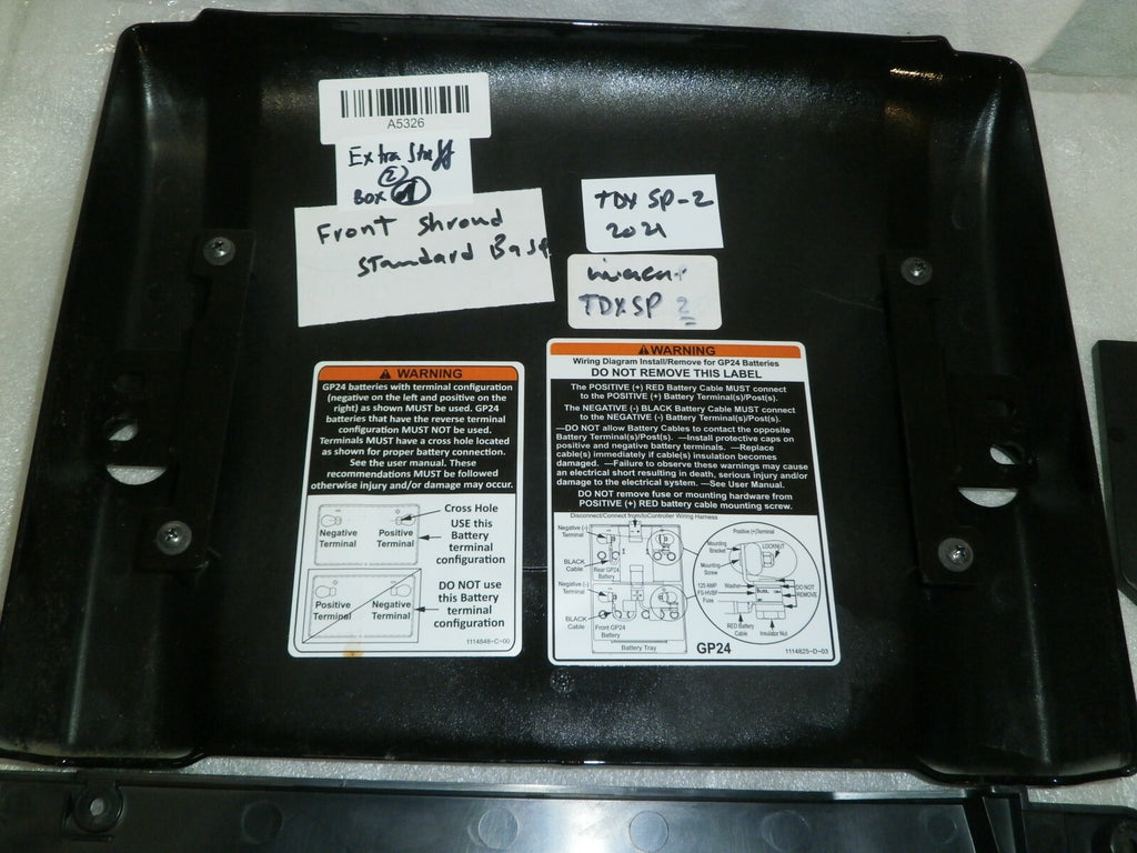 SET OF FRONT SHROUD STANDARD BASE FOR INVACARE 2021 TDX-SPII WHEELCHAIR