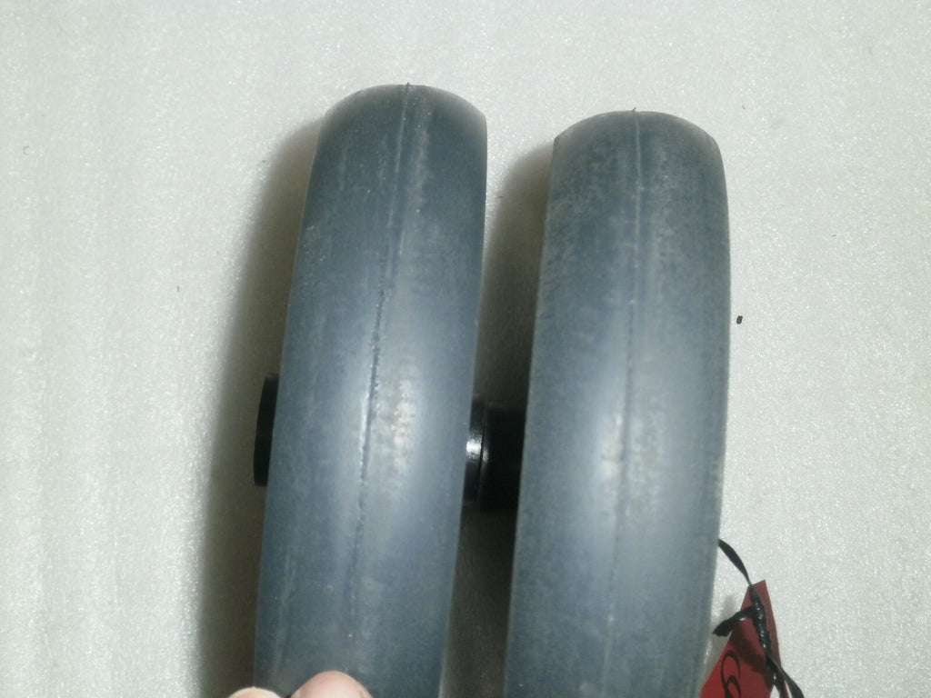 LOT OF 2 POWER WHEELCHAIR WHEELS SOLID FROM QUANTUM QM-710