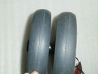 LOT OF 2 POWER WHEELCHAIR WHEELS SOLID FROM QUANTUM QM-710