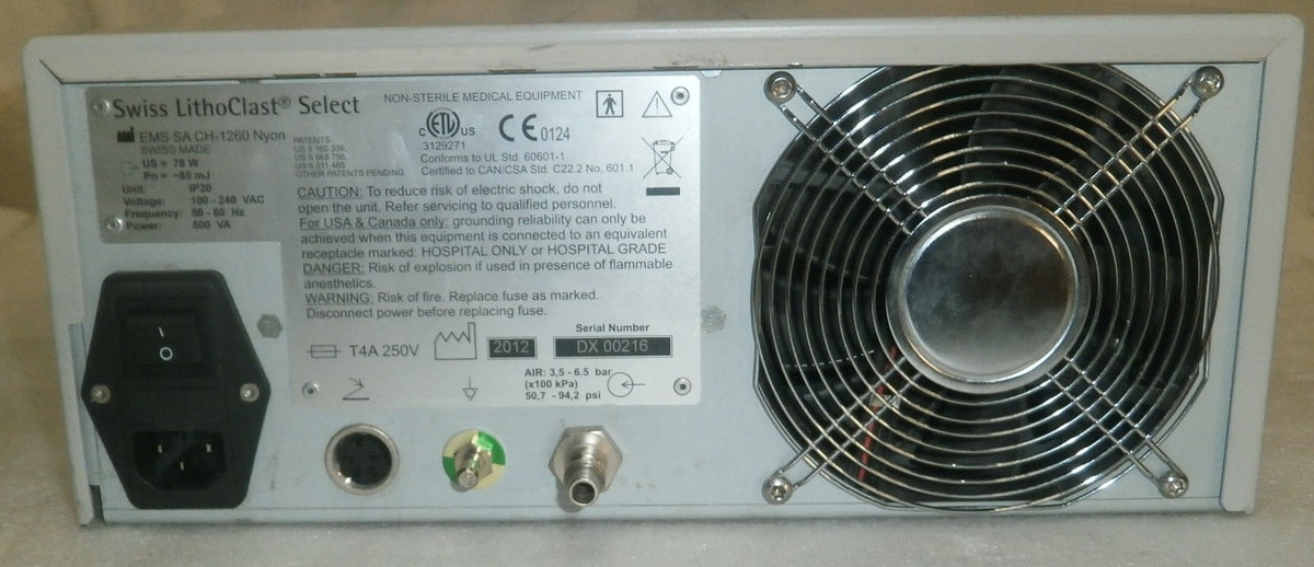 Boston Scientific Swiss LithoClast Select Lithotripter EMS SA CH-1260 NYON