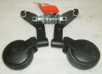 LOT OF TWO REAR CASTERS WHEELS ASSEMBLY W/ SUSPENSION SHOCK from QUANTUM 2.0