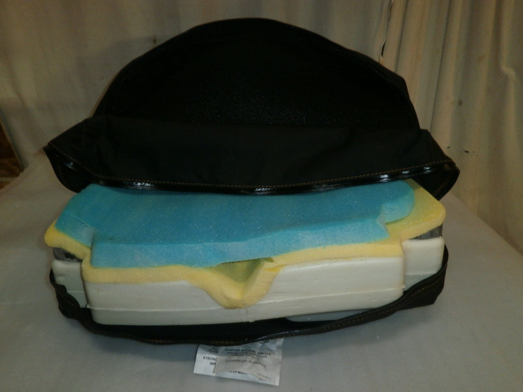 JAY UNION WHEELCHAIR CUSHION WITH COVER 17 x 19 " VERY GOOD CONDITION