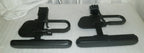 PAIR OF WHEELCHAIR ARM RESTS LEFT AND RIGHT WITH SUPPORT FOR QUICKIE LXi