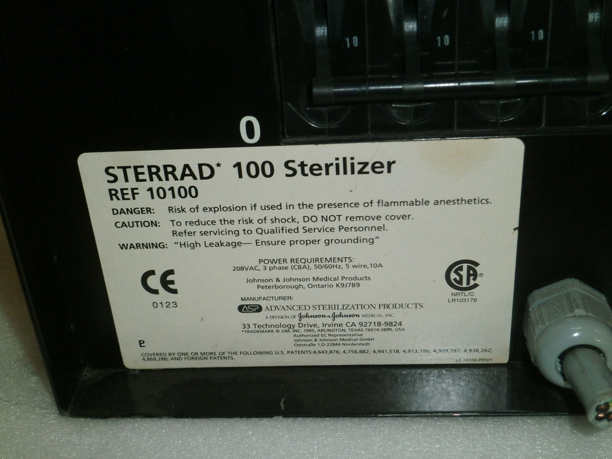 ASP Sterrad 100S Sterilizer 02-02270-0-001 Main Power Supply Enclosure Assembly