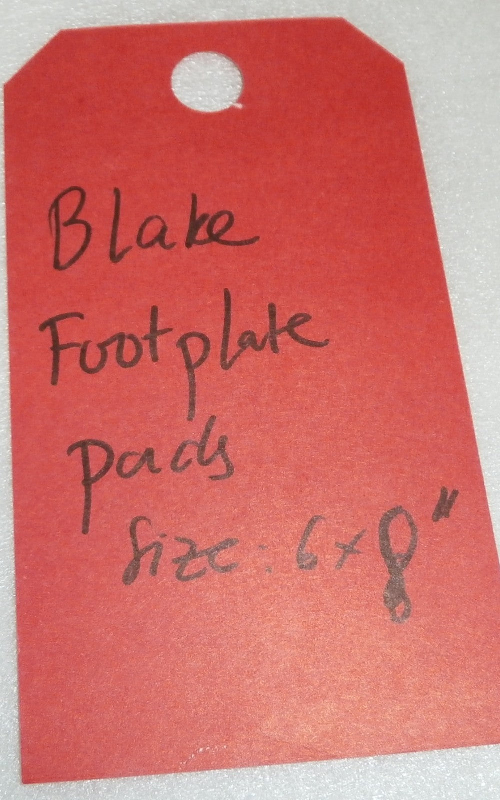 BLAKE GEL CALF FOOT PLATE PAD 6X5 INCH GOOD CONDITION