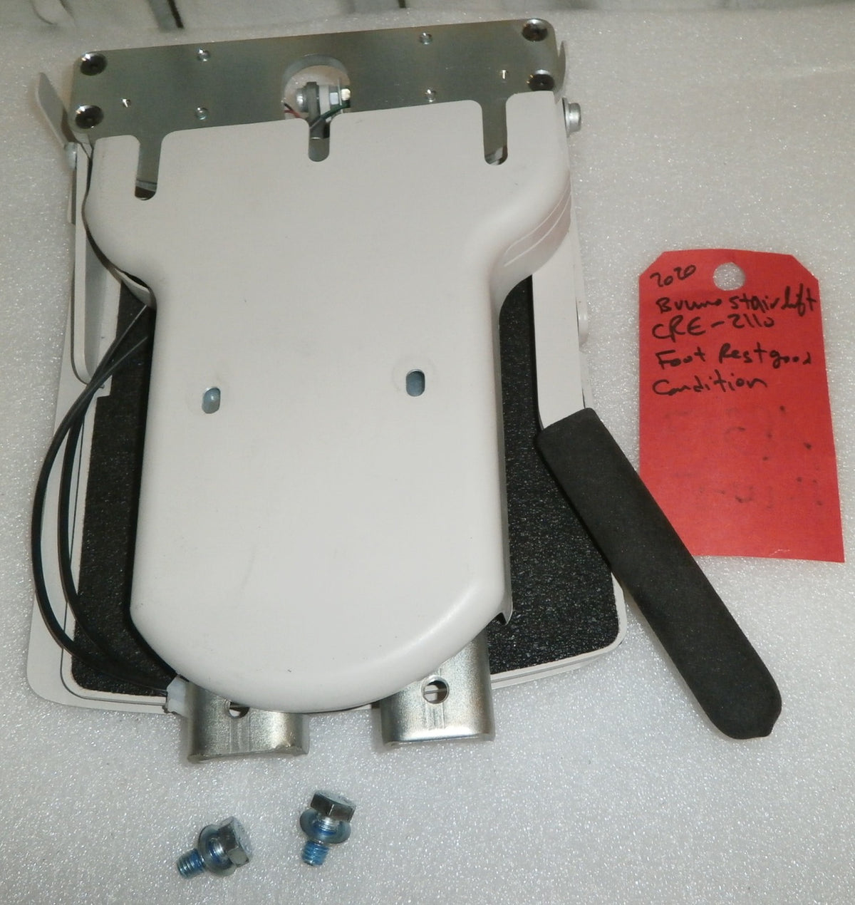 BRUNO STAIRLIFT 2020 CRE-2110 FOOTREST VERY GOOD CONDITION AS PHOTO