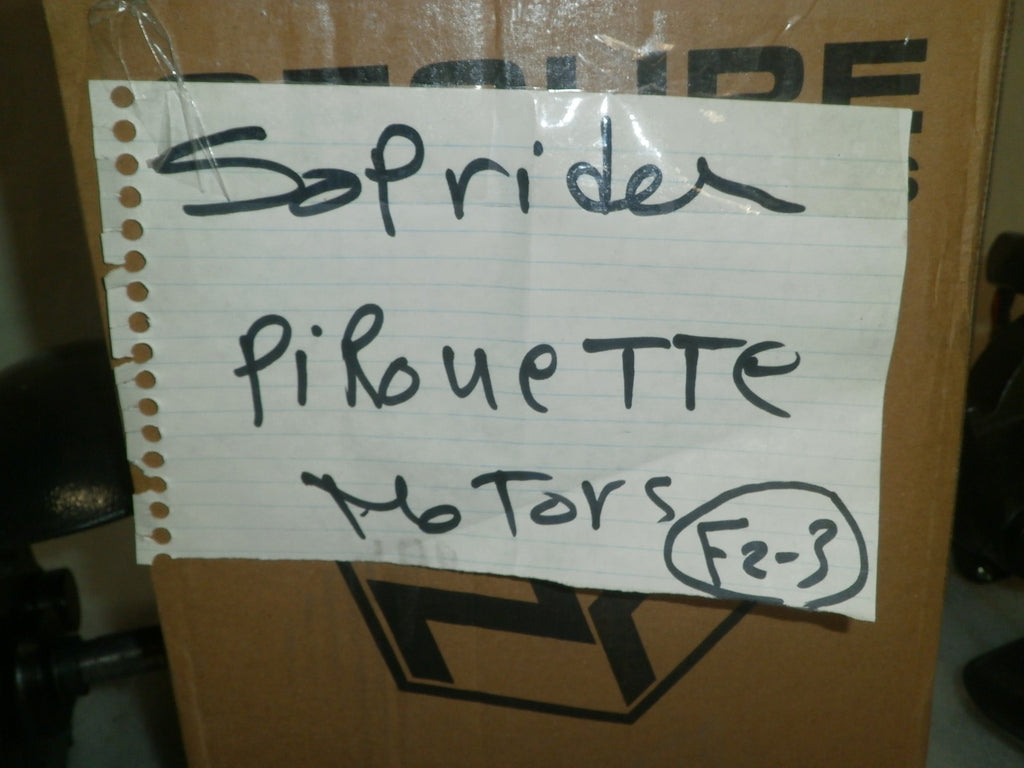 SHOPRIDER PIROUETTE MOTORS LEFT & RIGHT VERY GOOD WORKING CONDITION W/ CABLES