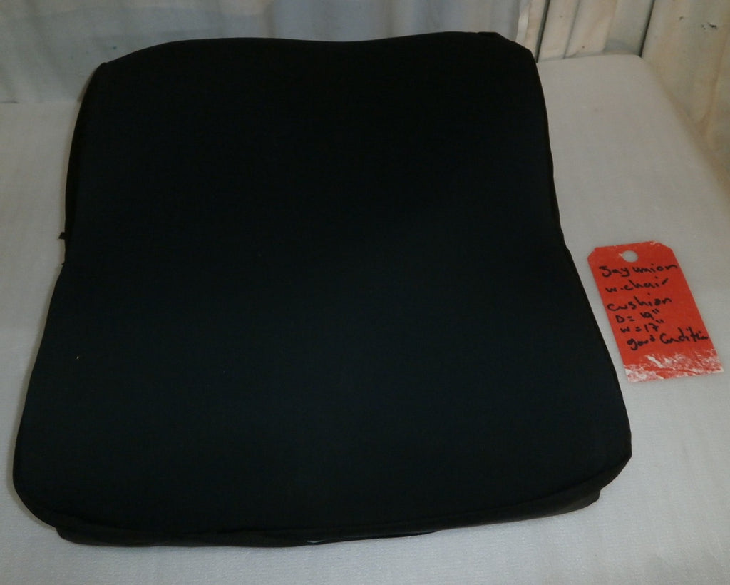 JAY UNION WHEELCHAIR CUSHION WITH COVER 17 x 19 " VERY GOOD CONDITION