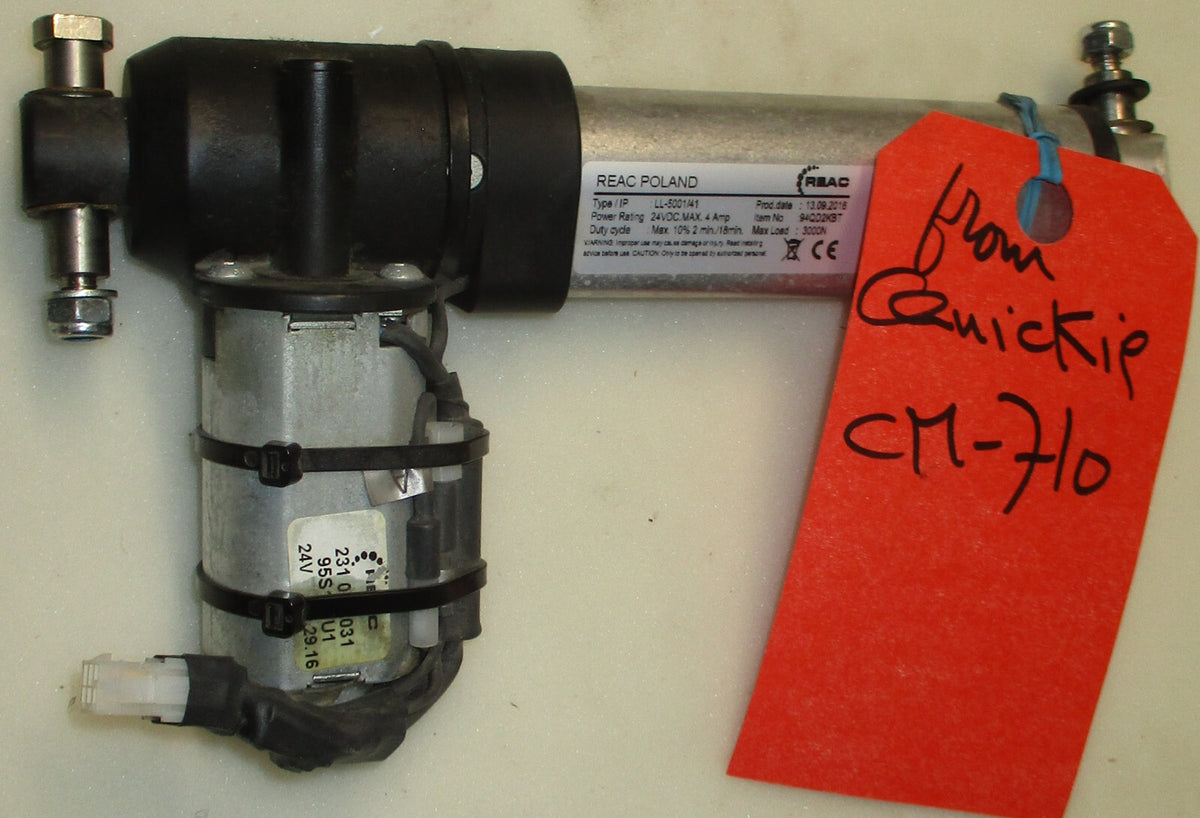 REAC POLAND LL-5001-1-41 TILT ACTUATOR FROM QUICKIE QM710 24VDC-MAX4AMP GOOD CON