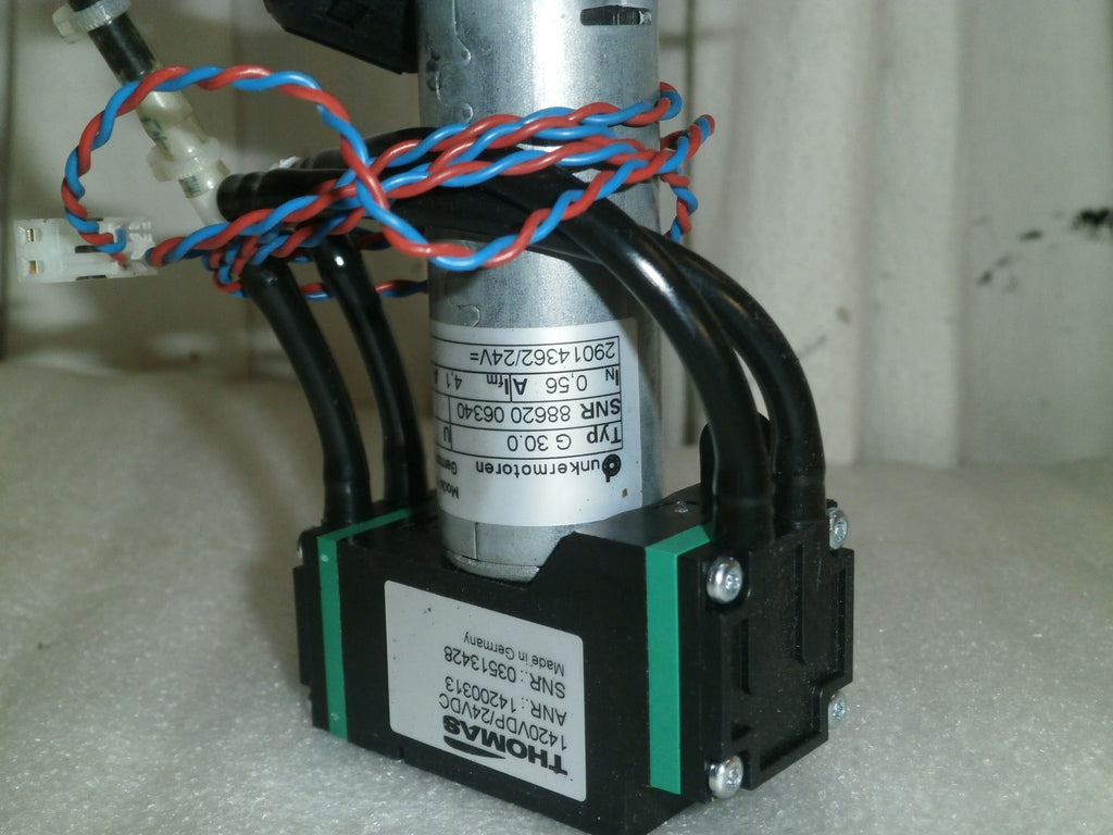 THOMAS Vacuum Pump 1420VDP/24VDC ANR 14200313 MOTOR AND BOARD REGD: 0003907/2