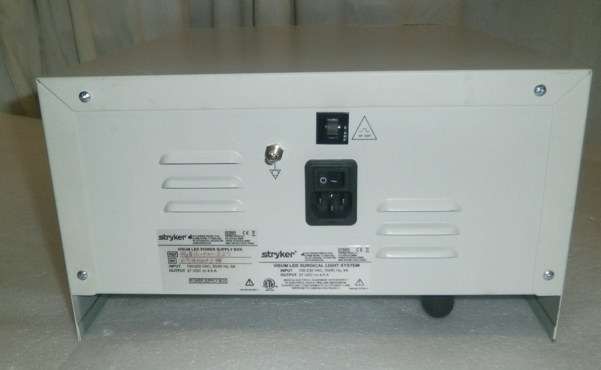 Stryker 0682-001-339 Visum LED Surgical Light System Power Supply Box