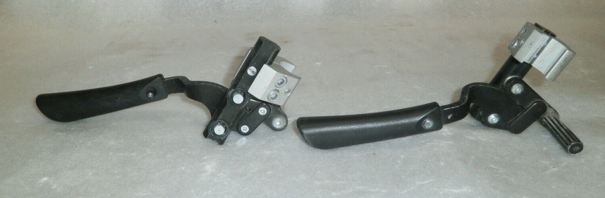 Wheel Locks Wheelchair Long Hand Brake Pull Push Assembly Pair Left Right