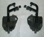 SET OF WHEELCHAIR FOOT REST GOOD CONDITION WITH MOUNT PLATES DIMENSION AS PHOTO