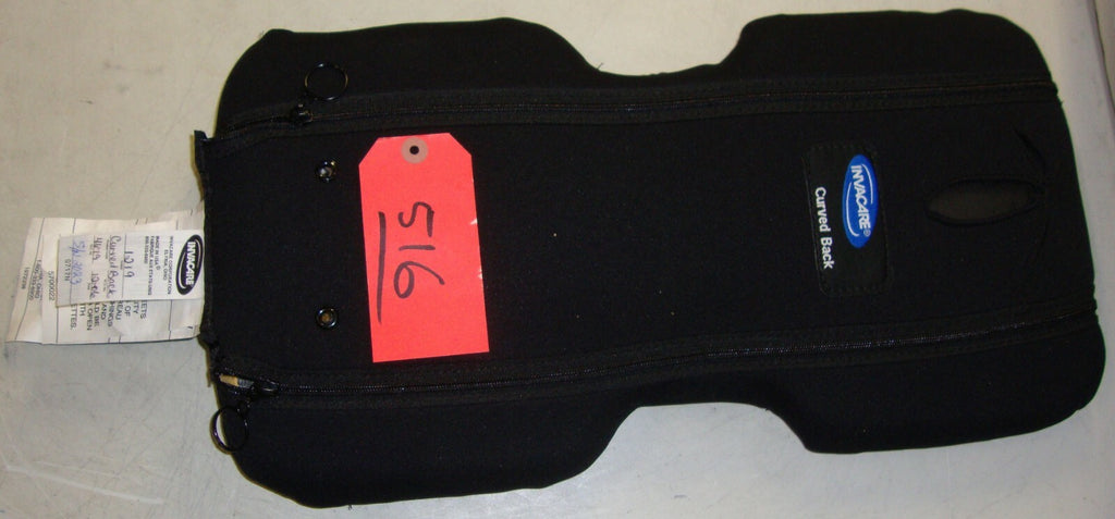 INVACAIRE WHEELCHAIR CURVED BACK 12x19 INCH