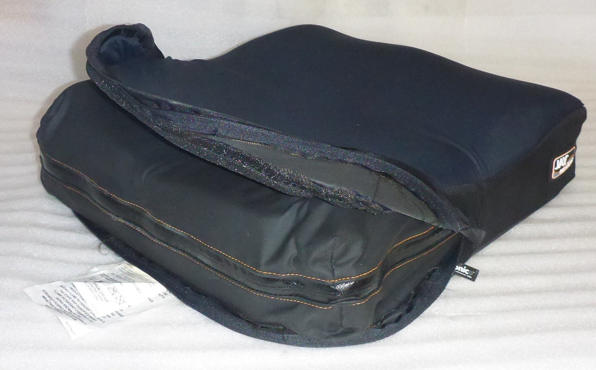 JAY UNION WHEELCHAIR CUSHION 17X18X4 INCH USED GOOD CONDITION