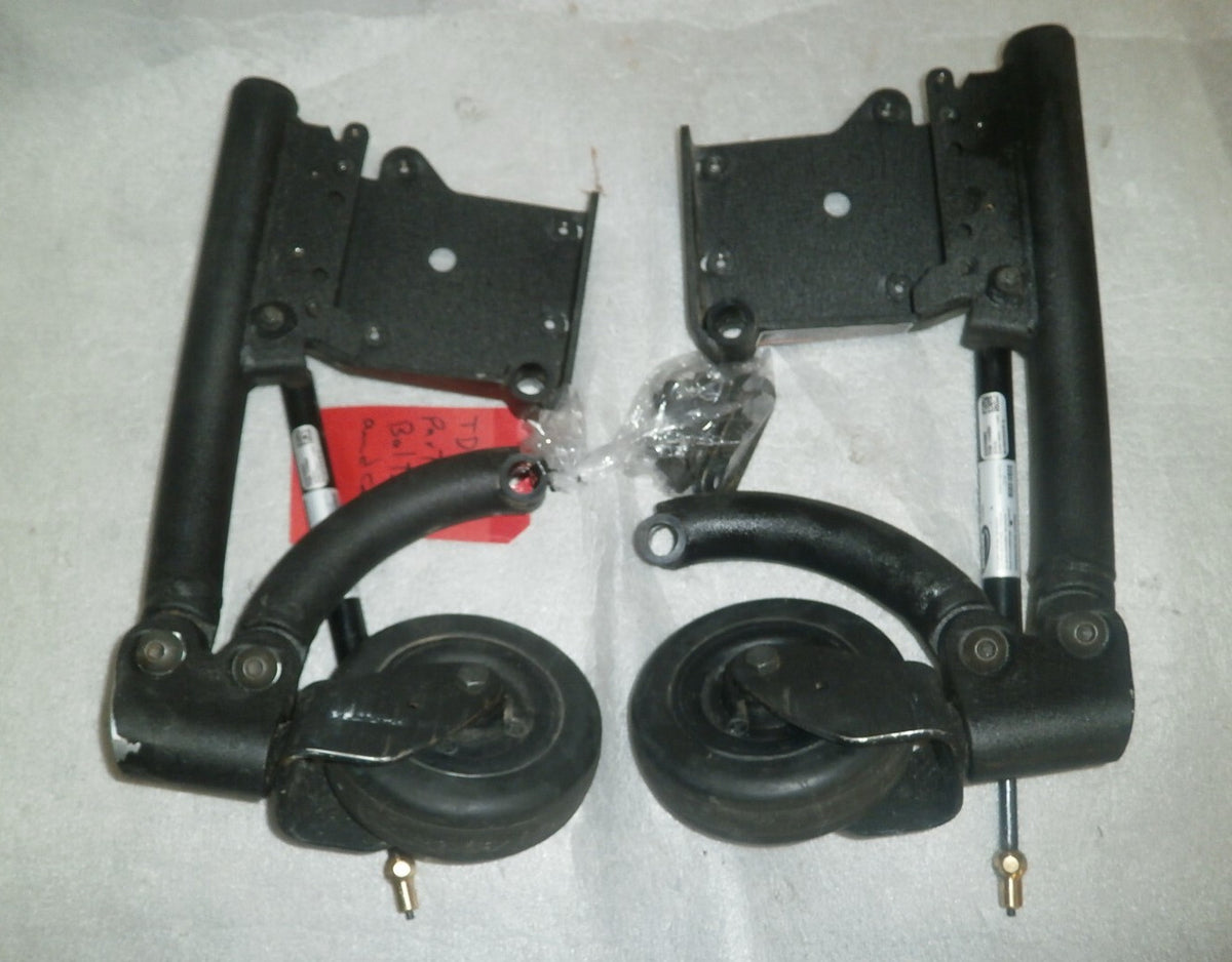 Invacare TDX SP2 Wheelchair Parts & Casters w/ Bolts Good Condition