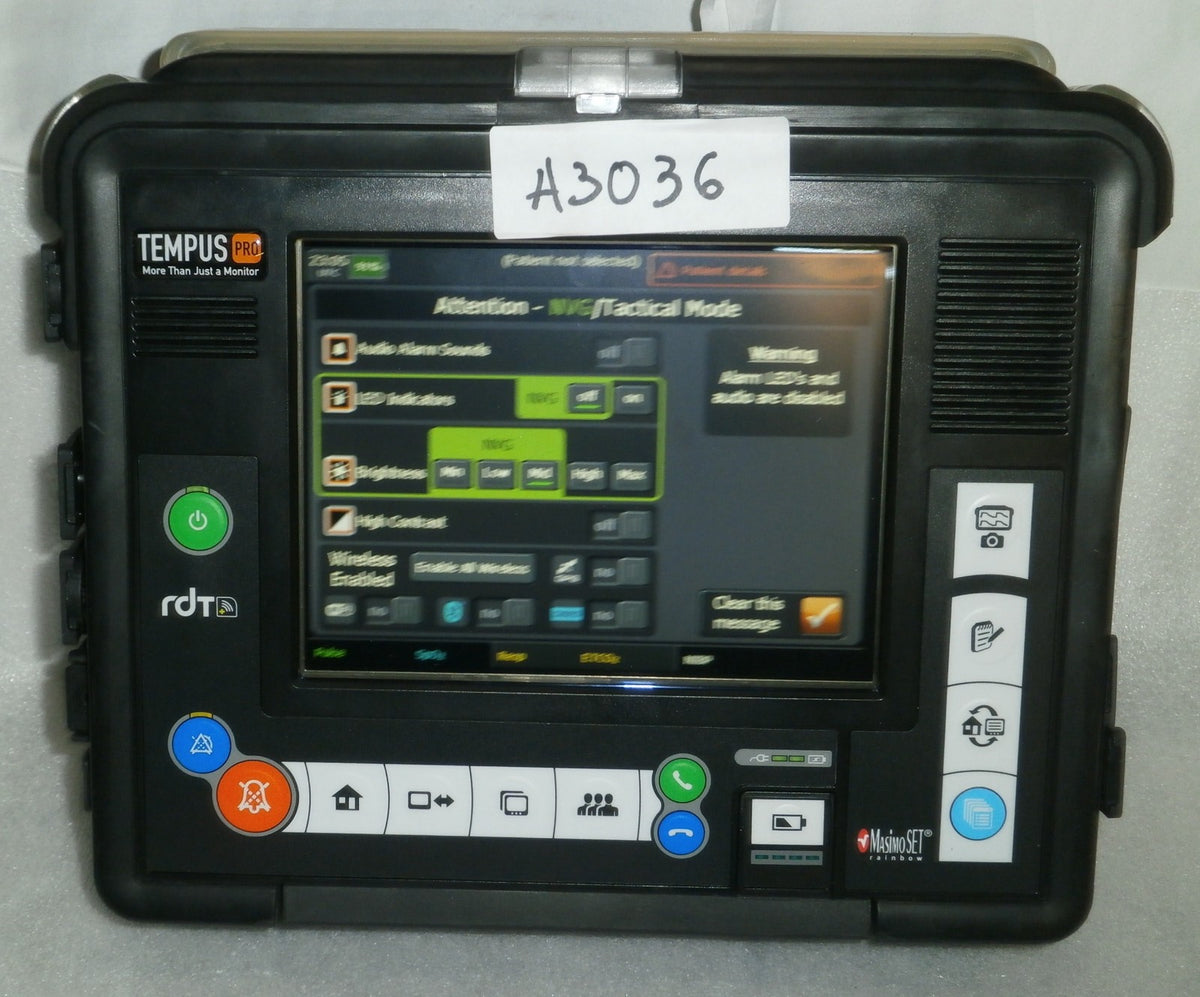 RDT Philips Tempus Pro TempusPro Monitor w/ Battery and Power Supply