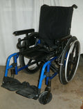 KI MOBILITY CATALYST C4 WHEELCHAIR FOLDED SEAT W 16" VERY GOOD CONDITION COPLETE