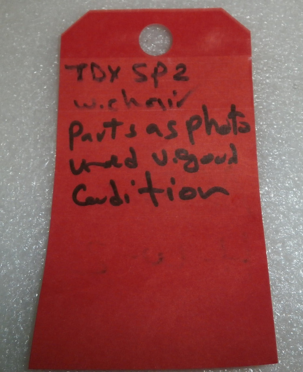 TDXSP2 WHEELCHAIR PARTS GOOD CONDITION AS PHOTO