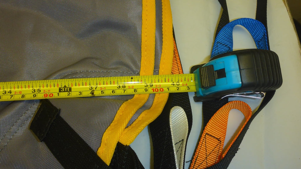 HOYER NC1053 MEDIUM YELLOW SLING IN GOOD CONDITION, DIMENSION AS PHOTO