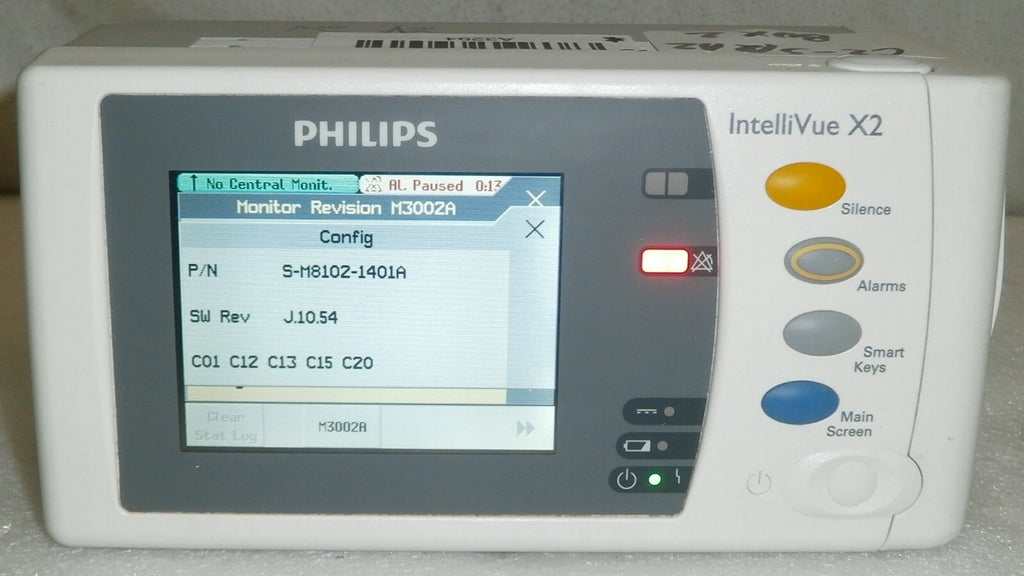 Philips IntelliVue Intelli Vue X2 Vital Sign Patient Monitor M3002A Rev J