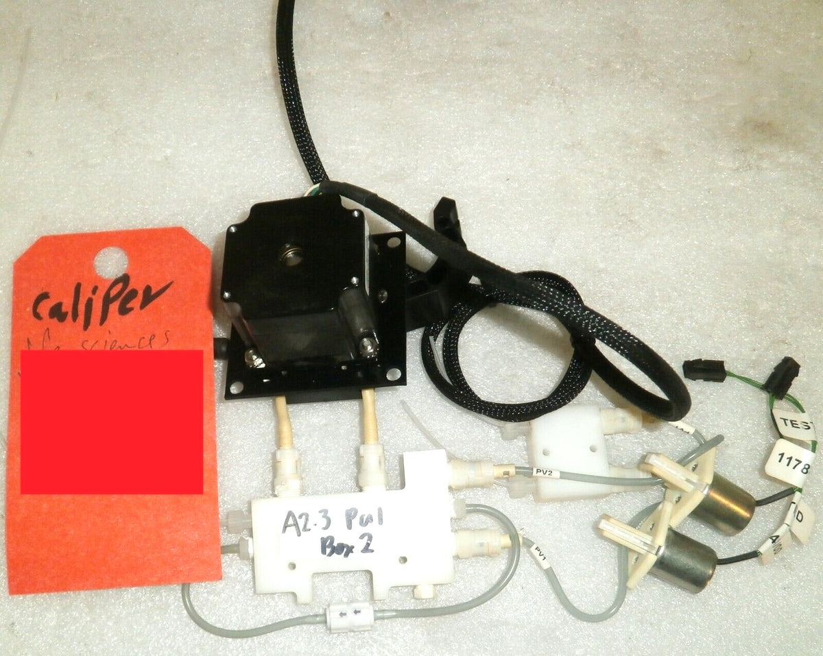 Caliper Life Science Motor Lin Engineering 5718X-05-12 with 2 valves PS-1615NO
