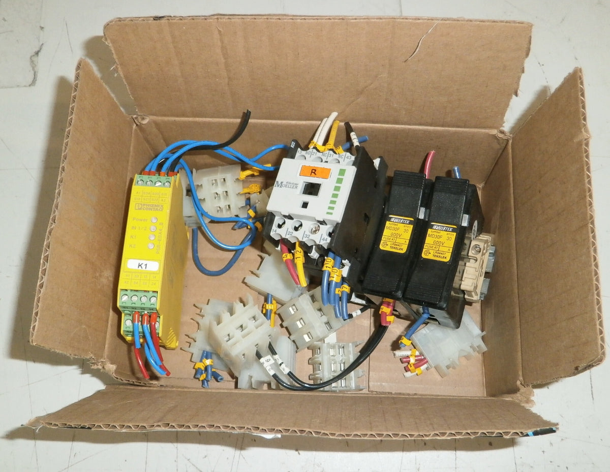 MOLLER DILR22-G AND ONE PHOENIX CONTACT PSR-ESA4_B AND 2 FUSETEK MD30F 30