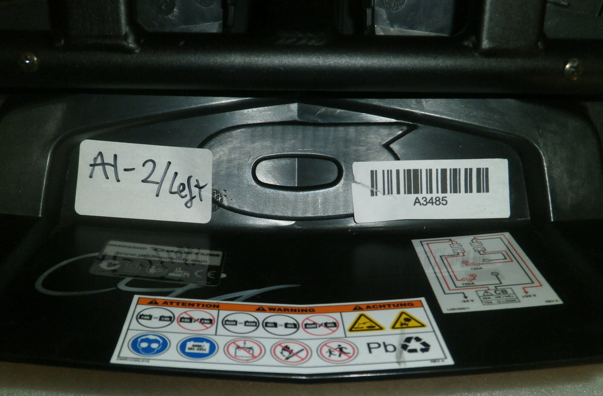 QUICKIE PLS8110071 REV C BATTERY COVER Shroud & FOOT REST