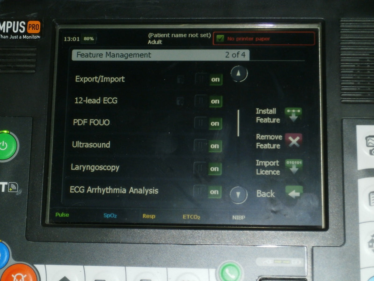 RDT Philips Tempus Pro TempusPro Monitor w/ Battery and Power Supply