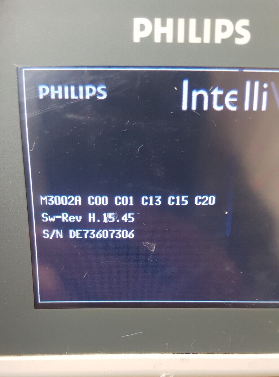 Philips IntelliVue Intelli Vue X2 Vital Sign Patient Monitor M3002A Rev H