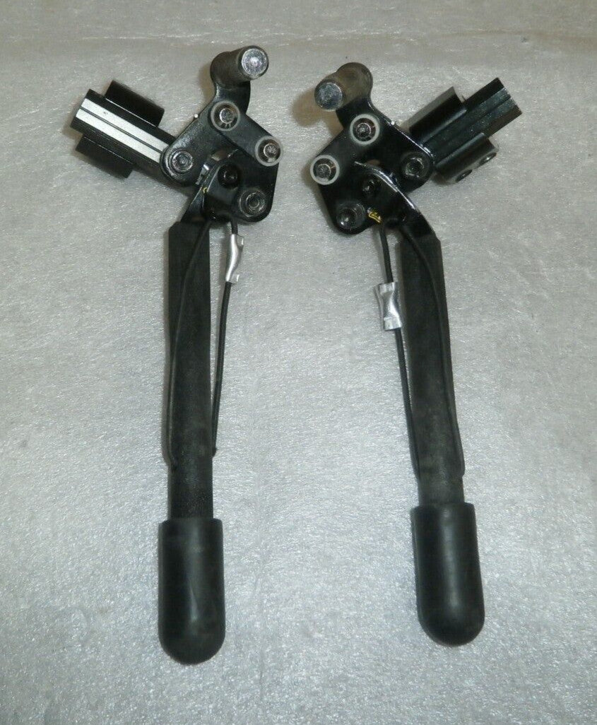Wheel Locks Wheelchair Long Hand Brake Pull Push Assembly Pair Left Right