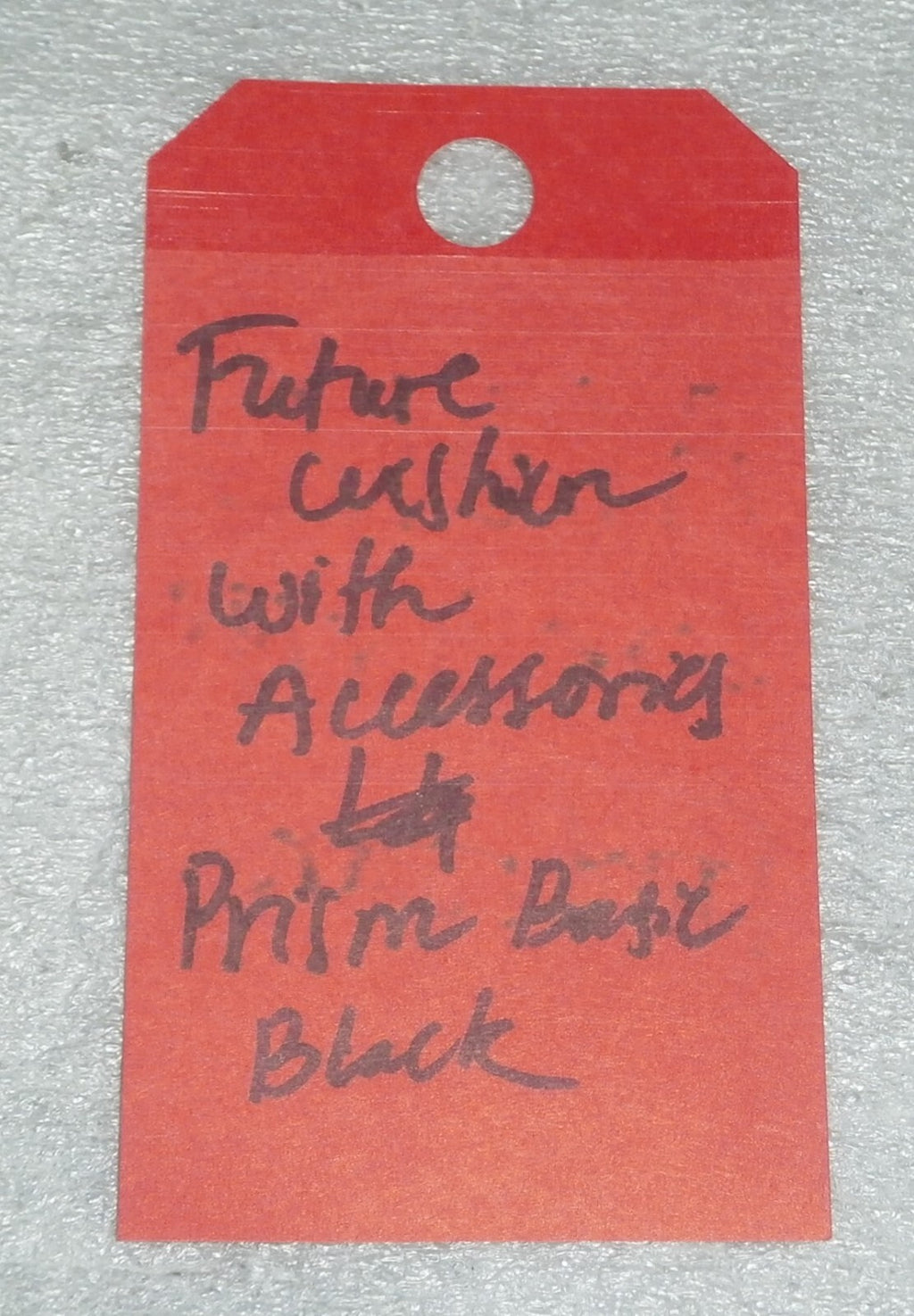 FUTURE PRISM TRUEFIT BACK CUSHION 06T-24601 SIZE 15X19" WITH ACCESSORIES