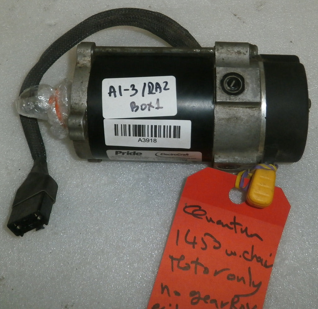 PRIDE 1450 WHEELCHAIR ONLY MOTOR NO GEAR BOX MODEL RH 712-A28TTZ2Z