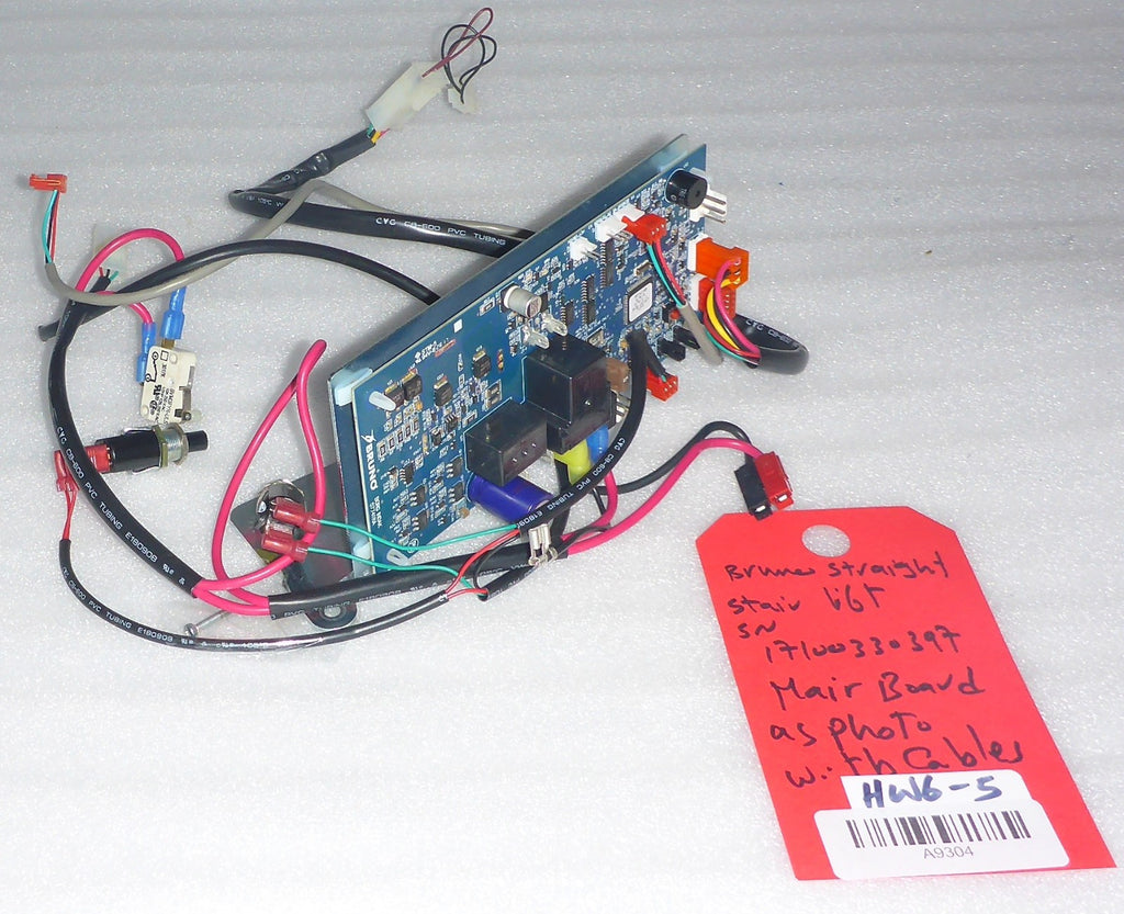 2017 BRUNO STRAIGHT STAIR LIFT 17100330397 MAIN BOARD WITH CABLES 57741RA