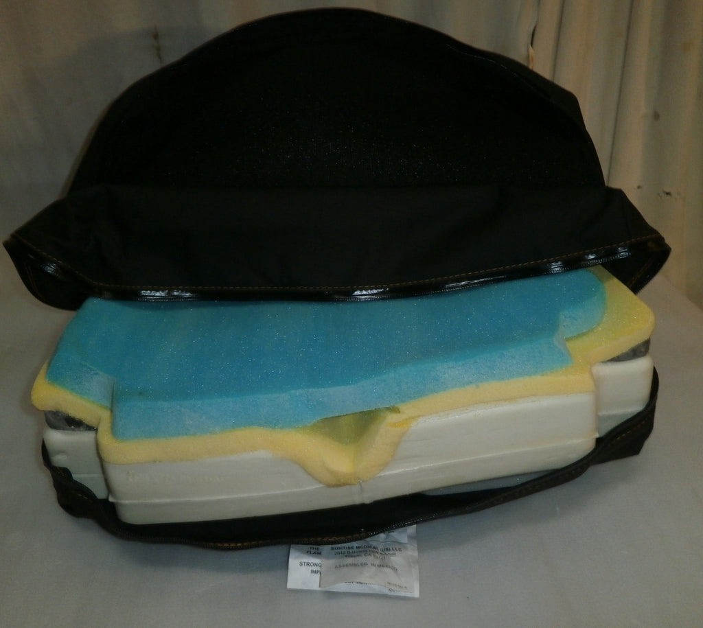 JAY UNION WHEELCHAIR CUSHION WITH COVER 17 x 19 " VERY GOOD CONDITION