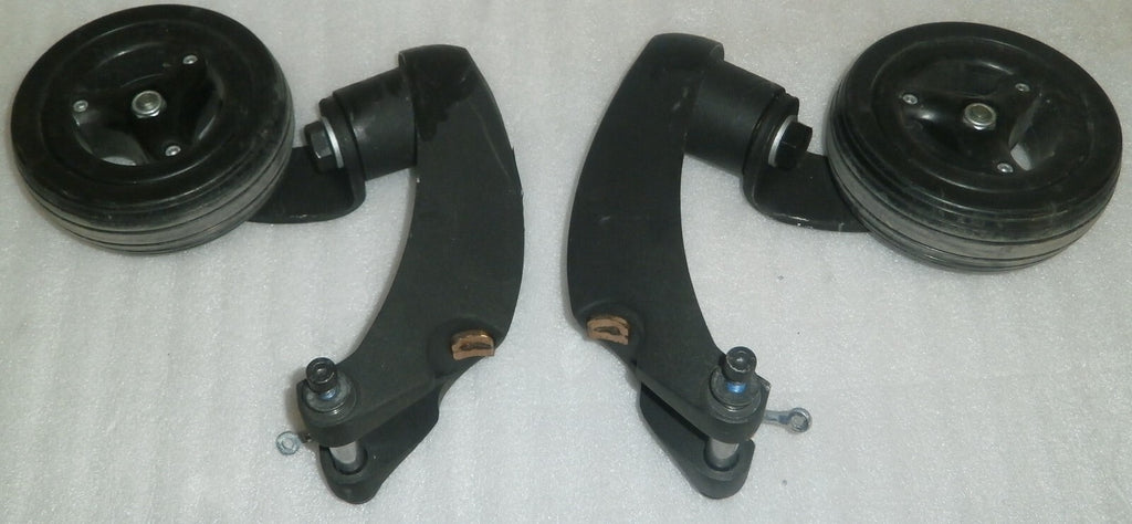 Set of 2 Parts Back Caster Frames as Photo Good Condition