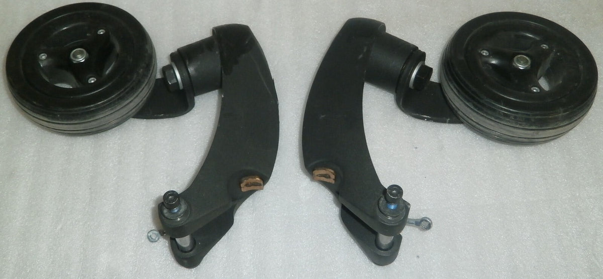Set of 2 Parts Back Caster Frames as Photo Good Condition