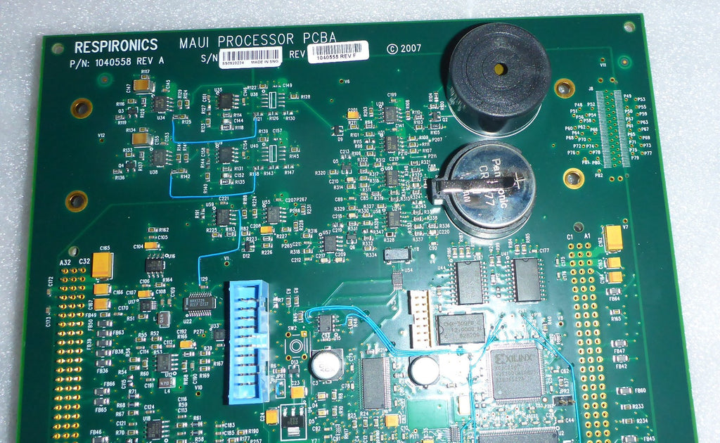 PHILIPS V60 VENTILATOR MAUI PROSSEOR PCBA 1040558 BOARD GOOD CONDITION