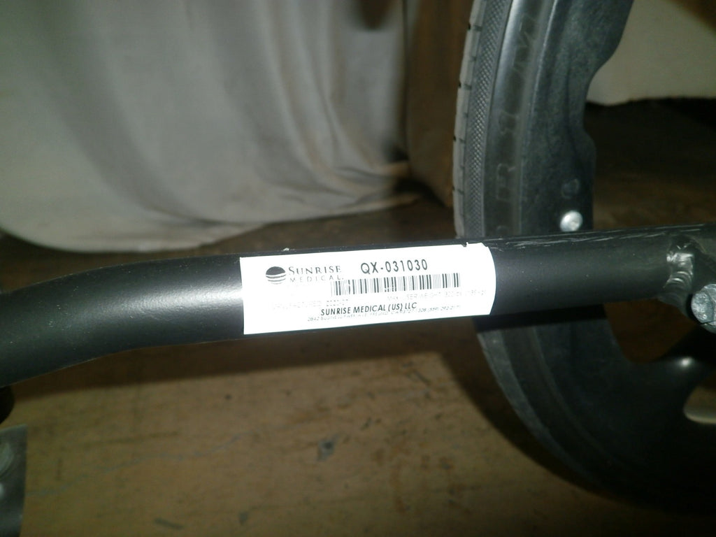 SUNRISE QUICKIE QX MANUAL 17" SEAT WIDTH WHEELCHAIR VERY GOOD CONDITION