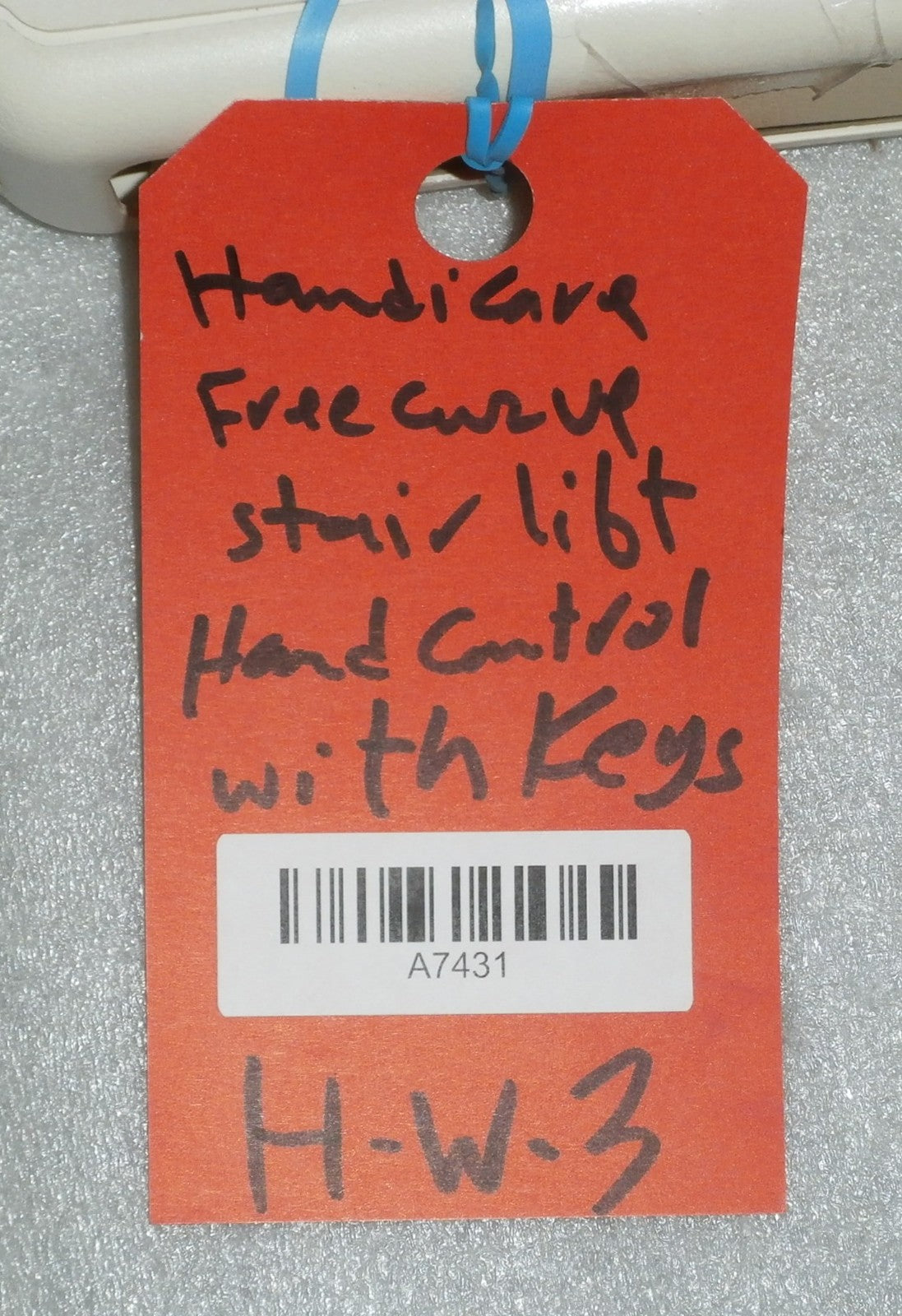 HANDICARE FREE CURVE STAIR LIFT ARM CONTROL WITH TOGGLE SWITCH AND KEYS G