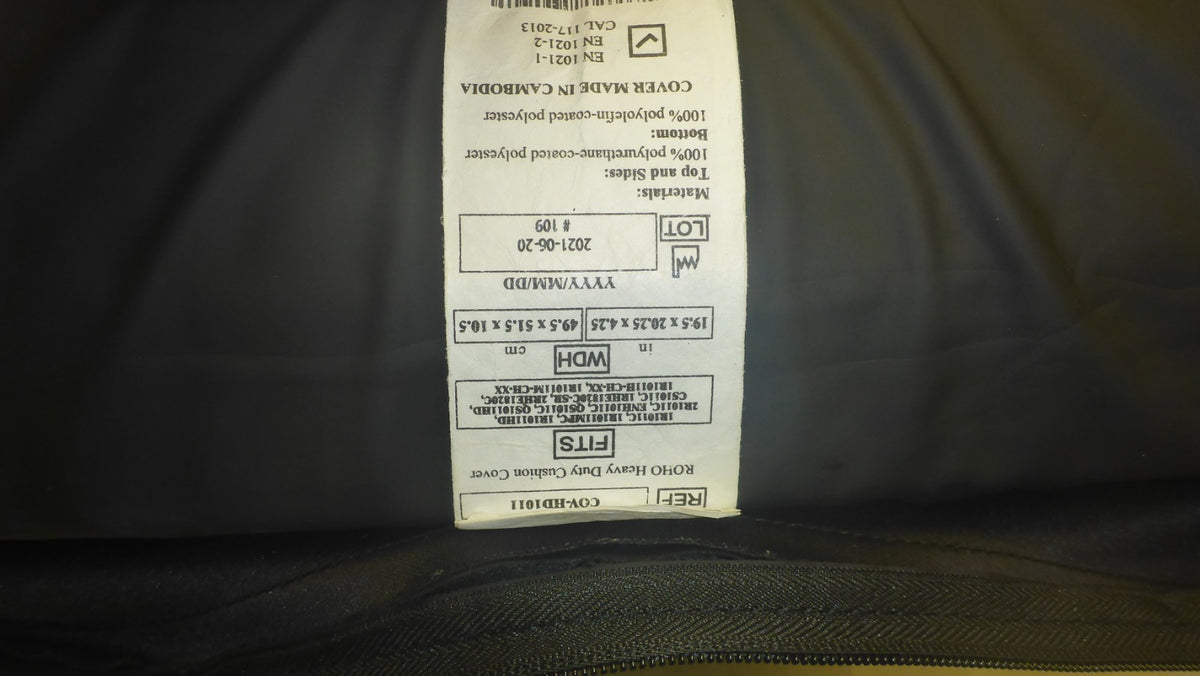 Roho Wheelchair Cushion Size 19.5 x 20.25" W/Cover Good Condition