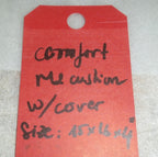 COMFORT M2 15X16X4 INCH WHEELCHAIR CUSHION GOOD CONDITION