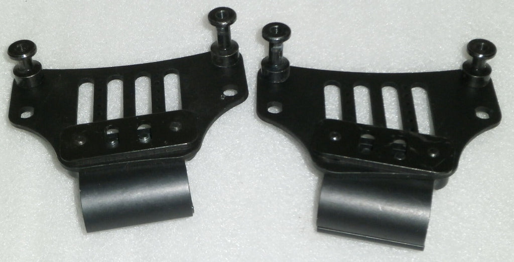 SET OF 2 WHEELCHAIR BACK SUPPORT BRACKET GOOD AS PICTURE