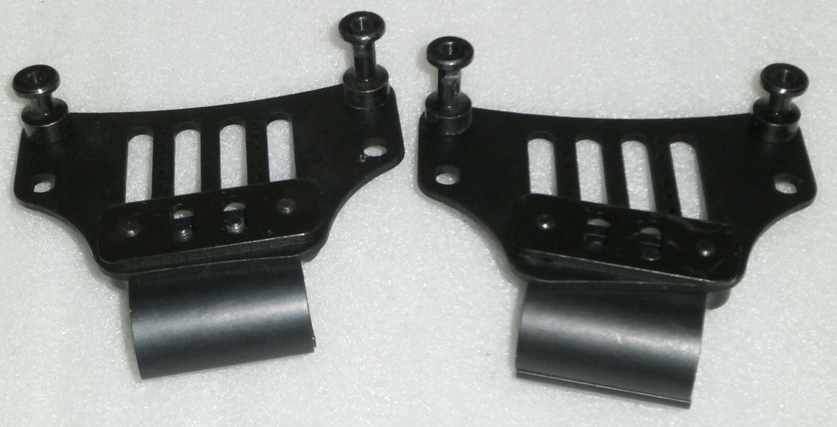 SET OF 2 WHEELCHAIR BACK SUPPORT BRACKET GOOD AS PICTURE