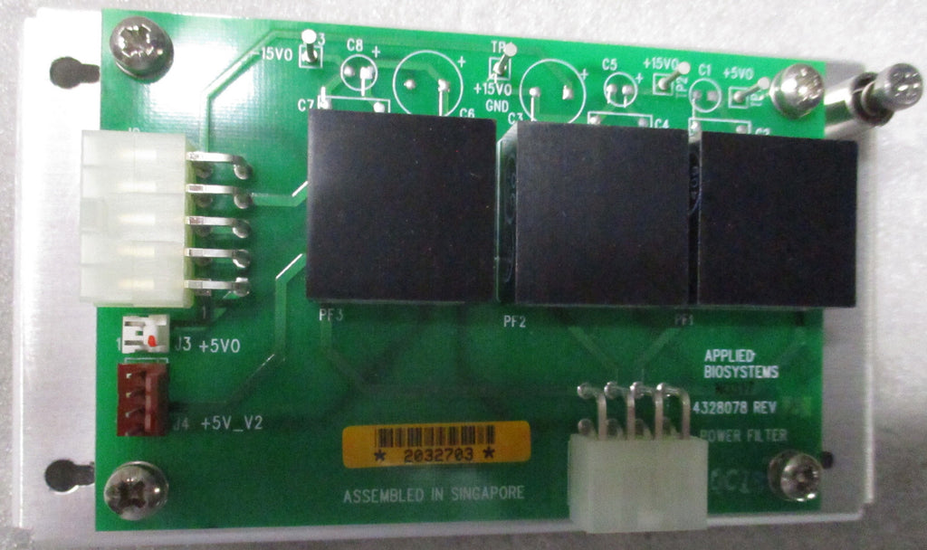 power filter sn 4328078rev b FROM DETECTION SYSTEM API PRISM AB APPLIED BIOSYSTE