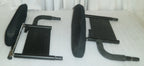 PAIR OF WHEELCHAIR ARM REST LEFT AND RIGHT WITH MOUNTS FOR QUICKIE QM-710