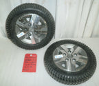 LOT OF 2 QUANTUM EDGE 2.0 POWERTRAX WHEELS 3.00-8 SOLID VERY GOOD CONDITION